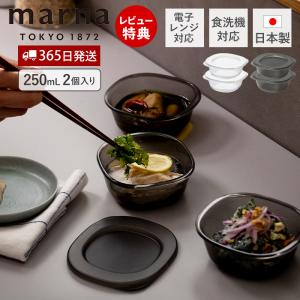 うつわにもなる保存容器 250mL 2個入り 耐熱 保存容器 食洗機対応 電子レンジ対応 日本製 BPAフリー マーナのきほん K831 marna マーナ