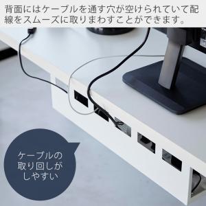 山崎実業 公式 タワー デスク下天板ケーブルラ...の詳細画像2
