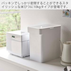 山崎実業 公式 タワー 米びつ 10kg 米櫃...の詳細画像1