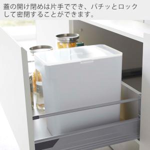 山崎実業 公式 タワー 米びつ 10kg 米櫃...の詳細画像3