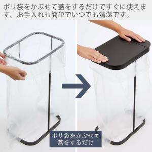山崎実業 公式 ルーチェ 分別ゴミ袋ホルダー ...の詳細画像1
