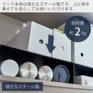 山崎実業 公式 タワー 収納ボックス下ラック2...の詳細画像5