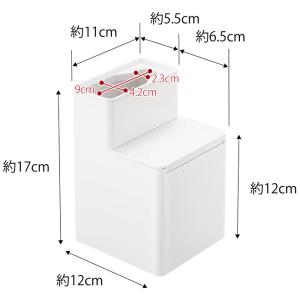 山崎実業 公式 タワー 替えブラシ収納付き流せ...の詳細画像4