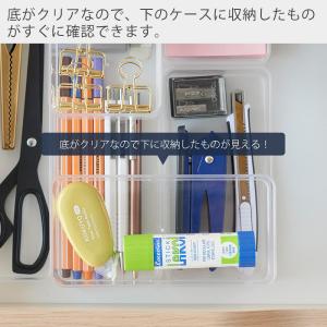 山崎実業 公式 タワー 底がクリア 縦横重ねら...の詳細画像5