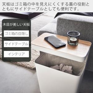 山崎実業 公式 リン 天板付きトラッシュカン ...の詳細画像3