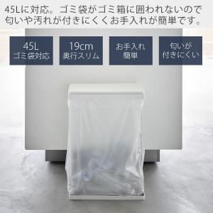 山崎実業 公式 タワー スリム蓋付き分別ゴミ袋...の詳細画像2