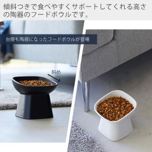 山崎実業 公式 ヌークス 食べやすい高さ陶器ペ...の詳細画像2