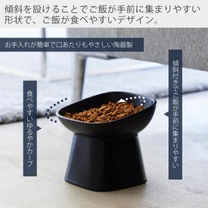 山崎実業 公式 ヌークス 食べやすい高さ陶器ペ...の詳細画像4