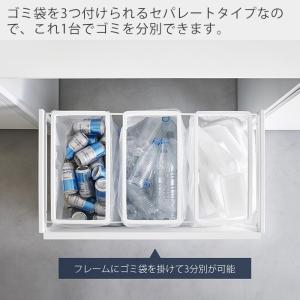 山崎実業 公式 タワー 目隠し分別ダストワゴン...の詳細画像2