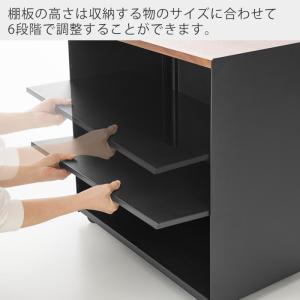 山崎実業 公式 タワー 隠せるテレワークワゴン...の詳細画像5