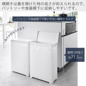 山崎実業 公式 タワー スリム蓋付きゴミ箱 横...の詳細画像2