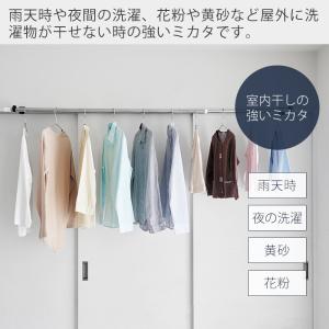 山崎実業 公式 タワー 鴨居室内物干しポールホ...の詳細画像1