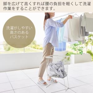 山崎実業 公式 トスカ 折り畳み脚付きランドリ...の詳細画像2
