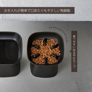 山崎実業 公式 ヌークス 早食い防止陶器ペット...の詳細画像4
