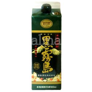Ys72   黒霧島 芋 25° 1.8Lパック   ６本 黒霧島 25度 1.8L パック 1箱（6本入） 芋焼酎 霧島酒造 - アスクル