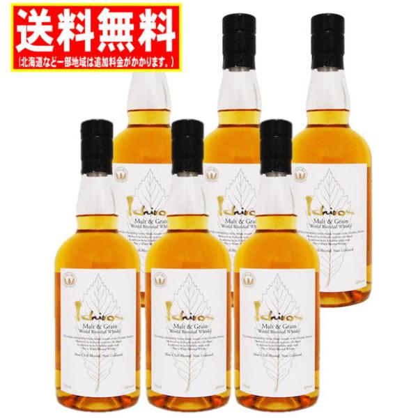 イチローズモルト モルト&amp;グレーン ホワイトラベル 46度 700ml 6本 送料無料 秩父蒸留所 ...