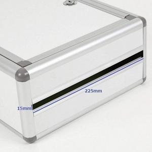 鍵付きBOX A4用紙対応 投入口大 募金箱/...の詳細画像4