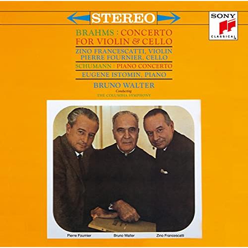 CD/ブルーノ・ワルター/ブラームス:ヴァイオリンとチェロのための二重協奏曲 シューマン:ピアノ協奏...
