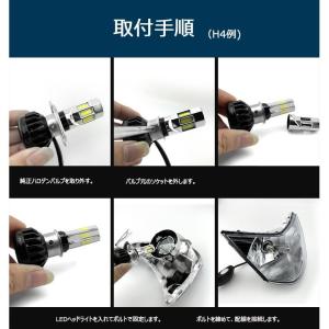 LEDヘッドライト バイク H4/H6/PH7...の詳細画像5