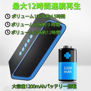 ワイヤレススピーカー ブラック Bluetoo...の詳細画像3