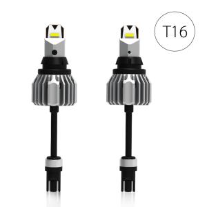 LEDバックランプ T15/T16兼用 DC12V 5000ルーメン 6000K ホワイト 無極性 2本セット 1年保証