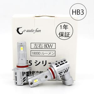 LEDヘッドライト HB3 DC12V 18000ルーメン 6000K ホワイト 車検対応 2本セットの商品画像
