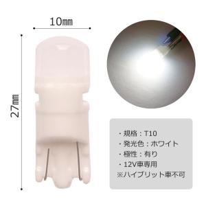 LEDバルブ T10 ウェッジ球 DC12V専...の詳細画像1