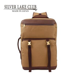 SILVER LAKE CLUB シルバーレイククラブ リュック メンズ バックパック リュックサック 撥水 アウトドア 大容量 旅行 帆布 レザー ブランド 428702