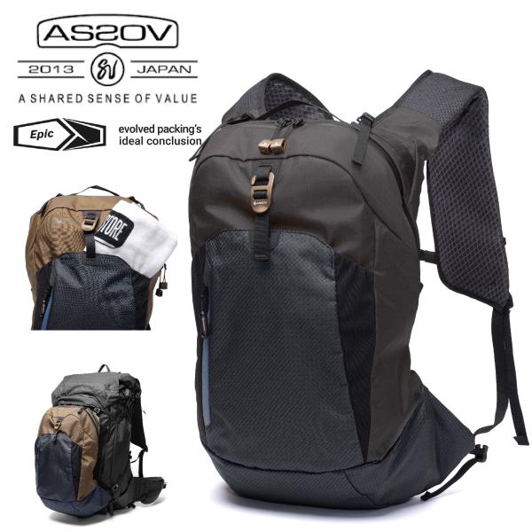 AS2OV アッソブ EPIC DAY PACK デイパック リュックサック メンズ アウトドア 旅...