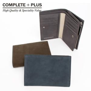 COMPLETE PLUS（コンプリートプラス） 二つ折り財布 メンズ レザー 本