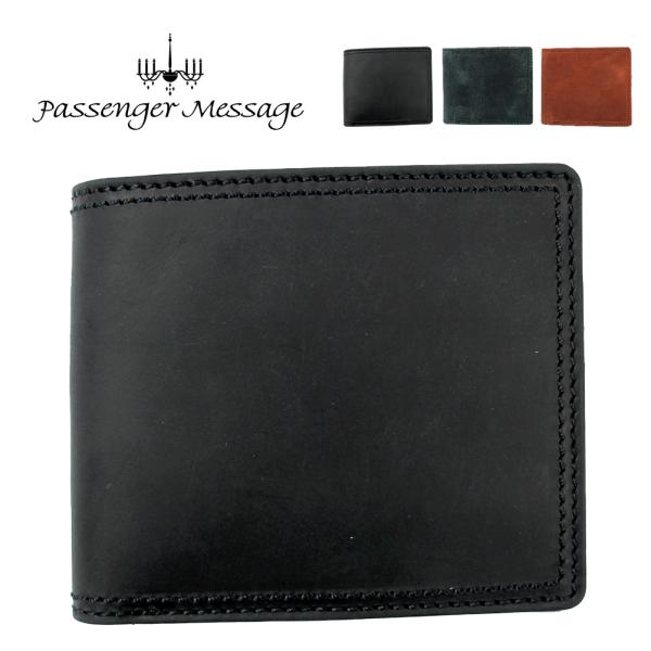二つ折り財布 財布 メンズ ブランド 本革 牛革 革 BOX型小銭入れ Passenger Mess...
