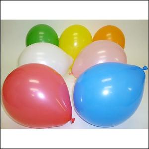 天然ゴム風船　16インチ　無地カラー　大きめ　(100ヶ)　風船のみ【バルーン】｜e-balloon