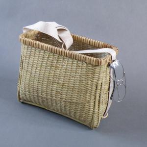 2個セット 竹ビク 小型 竹魚籠 レトロ アンティーク [TI] : エナドット