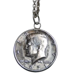 本物アメリカ コイン モルガン 1ドル銀貨 ペンダントトップ ネックレス