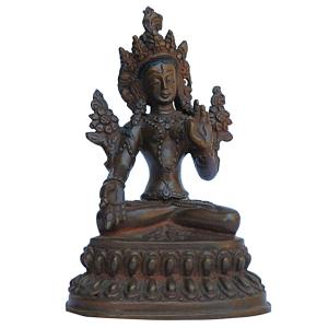 仏像 ネパール仏像 マンジュシュリー（文殊菩薩像） : アジア雑貨
