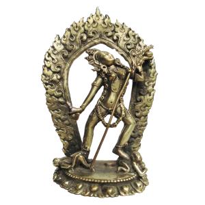 仏像 ネパール仏像 マンジュシュリー（文殊菩薩像） : アジア雑貨