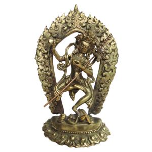 仏像 ネパール仏像 マンジュシュリー（文殊菩薩像） : アジア雑貨