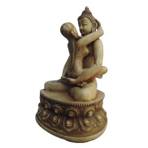 仏像 ネパール仏像 ブッタ・シャクティー(大) アンティーク仕上げ39