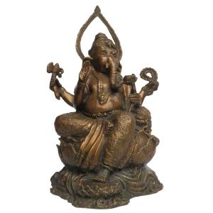 仏像 涅槃ガネーシャ像(スリーピング・ガネーシャ)2 : アジア雑貨