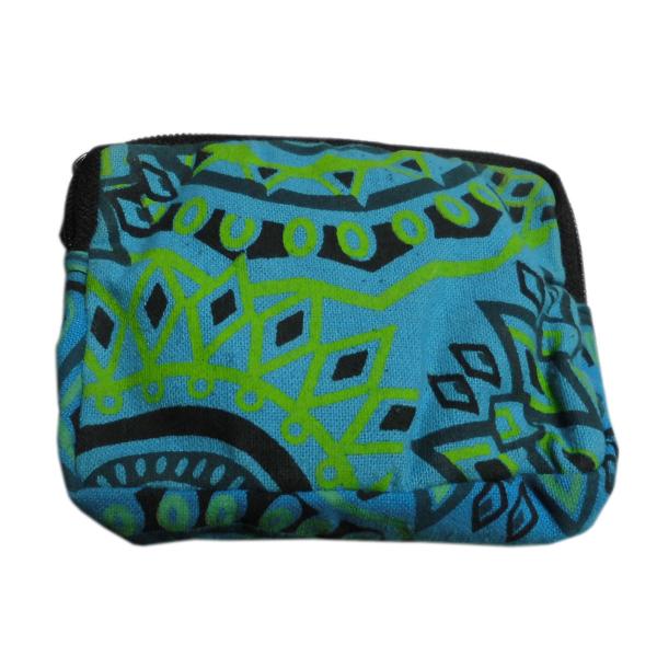 バック　アジアン雑貨　ネパール・コットン小物入れ40　クリックポスト選択　送料200円