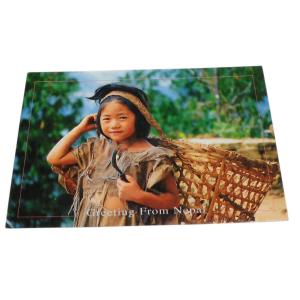 ポストカード　アジアン雑貨　ネパール・ポストカード(ネパールの人々) 17　クリックポスト選択　送料200円