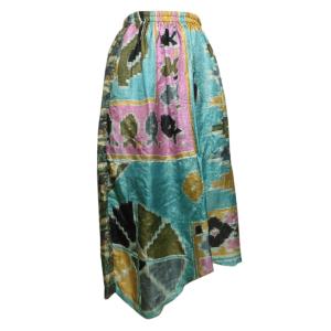 スカート　アジアン衣料　ネパール・シルク・スカート35　クリックポスト選択　送料200円｜e-bingo