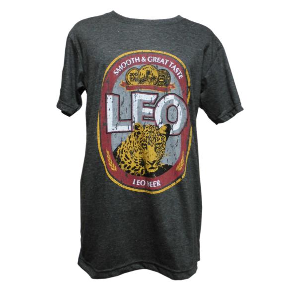 Tシャツ　アジアン衣料　タイTシャツ(LEO　BEER)　  M・Lサイズ　クリックポスト選択　送料...