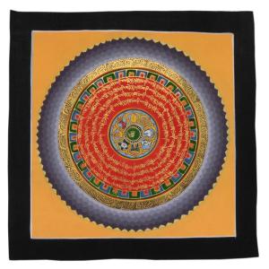 ガネーシャ曼荼羅 ネパール仏画 カーラチャクラ曼荼羅（マンダラ）Type.2｜旅する雑貨屋