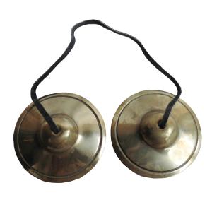仏具 ネパール仏具 ティンシャ（シンバルン）7 クリックポスト選択