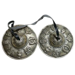 仏具 ネパール仏具 ティンシャ（シンバルン）7 クリックポスト選択