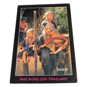 ポストカード　アジアン雑貨　タイ・山岳民族・ポストカード12　クリックポスト選択　送料200円