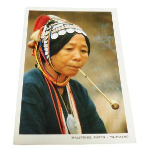 ポストカード　アジアン雑貨　タイ・山岳民族・ポストカード34　クリックポスト選択　送料200円