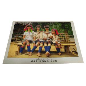 ポストカード　アジアン雑貨　タイ・山岳民族・ポストカード5　クリックポスト選択　送料200円
