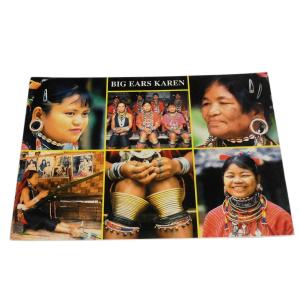 ポストカード　アジアン雑貨　タイ・山岳民族・ポストカード6　クリックポスト選択　送料200円